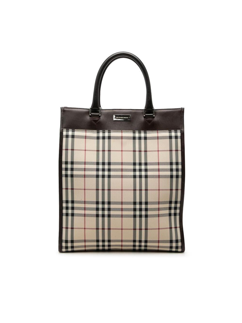 Burberry House Check Canvas Tote Pre- #349061B36B